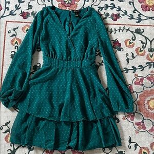 Japna Teal Formal Kids Dress - size S